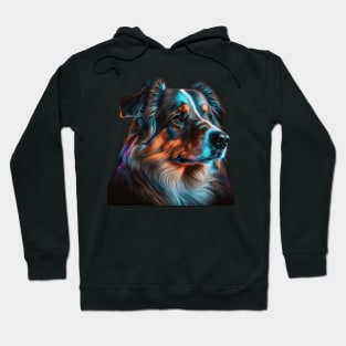 Neon Australian Shepard Hoodie